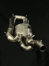 Vandemon  Ducati V2 Panigale & Bayliss Edition Titanium Stealth Slip-On Bimodal Muffler  DUCV2TIEXLINKWVA VA-43