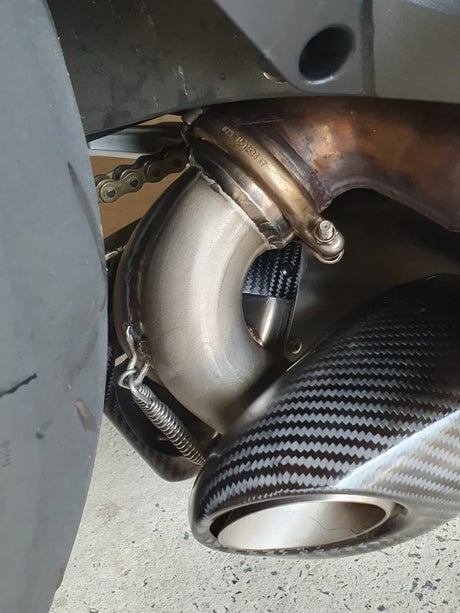 IN STOCK Vandemon  Titanium Belly Slip-On Ducati V2 Panigale & Streetfighter  2019-24 DUCV2TIMUFFBELA VA-17