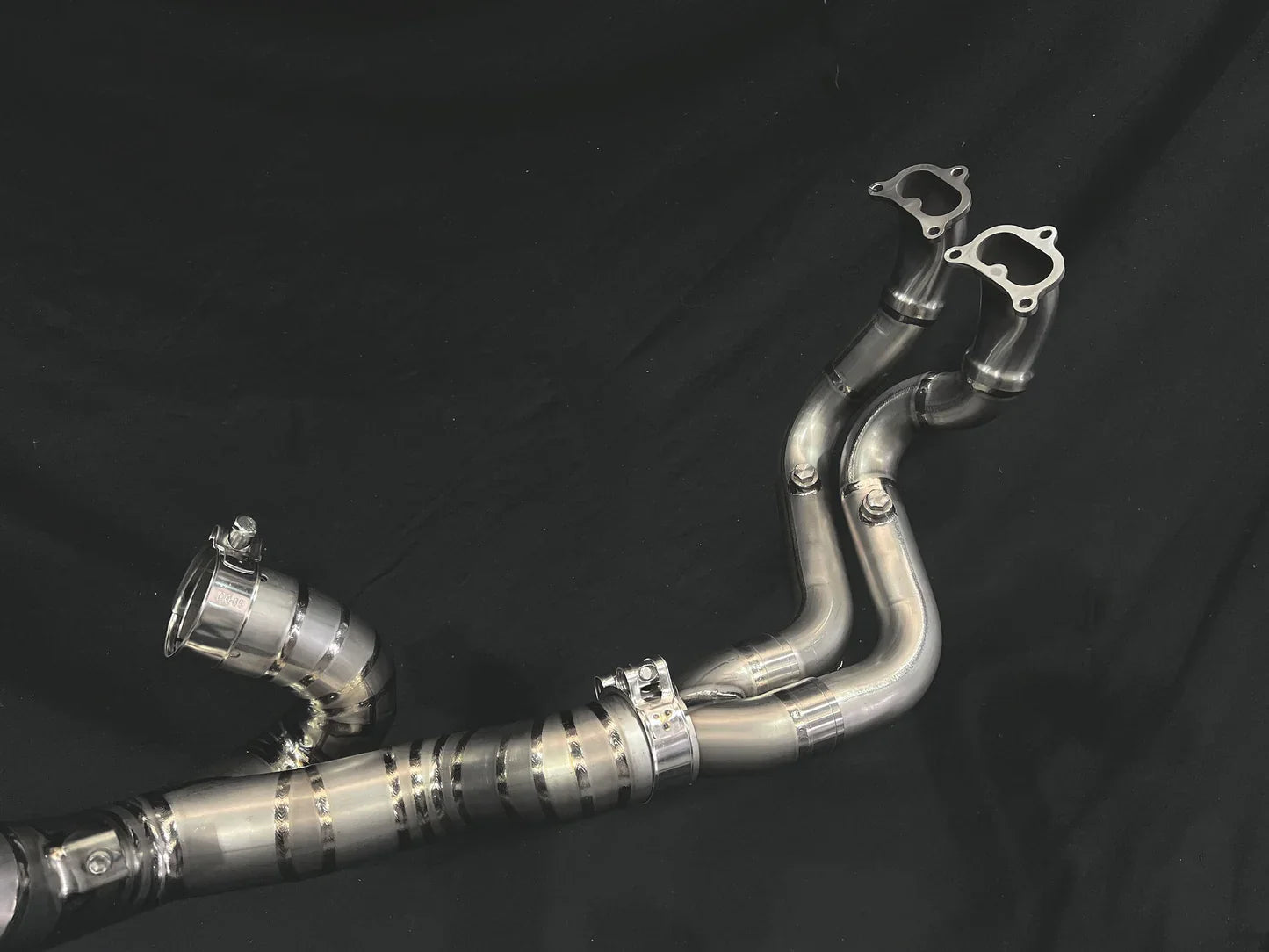 Vandemon  Ducati Multistrada V4 Titanium Slip-On & Optional front headers  DUCV4MTSTIMUFFB