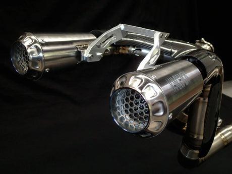 Vandemon  Ducati Panigale 1199, 1199S, 1299S, 1299 SP & R  2011-18 Titanium High Mount Exhaust System DUC129TIEXHMESA VA-36