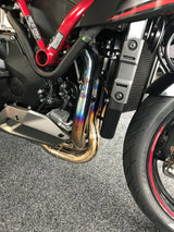 Vandemon Polished Titanium Exhaust System Ninja ZH2 2020-25 KAWAZH2TIEXHSYSPOLB VA-10