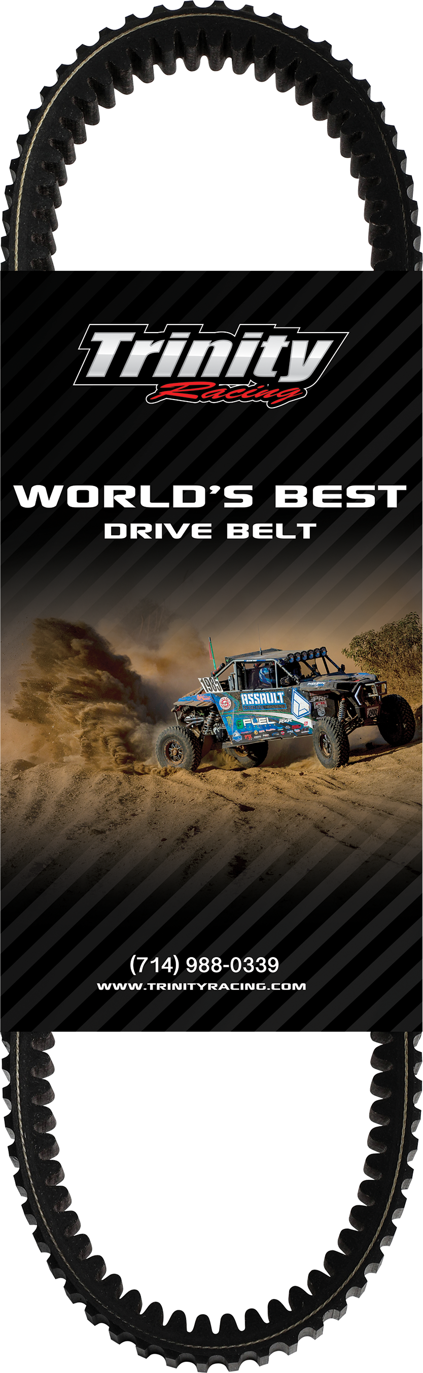 Trinity racing worlds best belt - rzr turbo/rs1