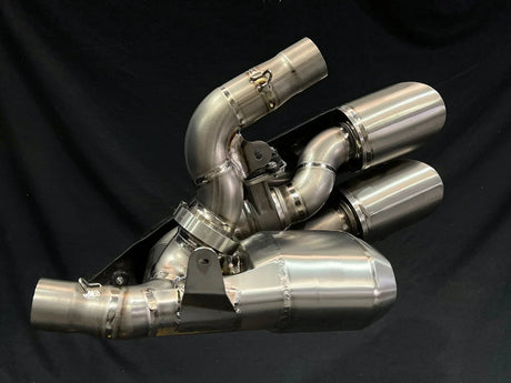 Vandemon  Ducati X Diavel & Diavel S 1260 2016 -2022 Bimodal Stealth Titanium Slip-On  DUCDVLTITANEXHWVA VA-46