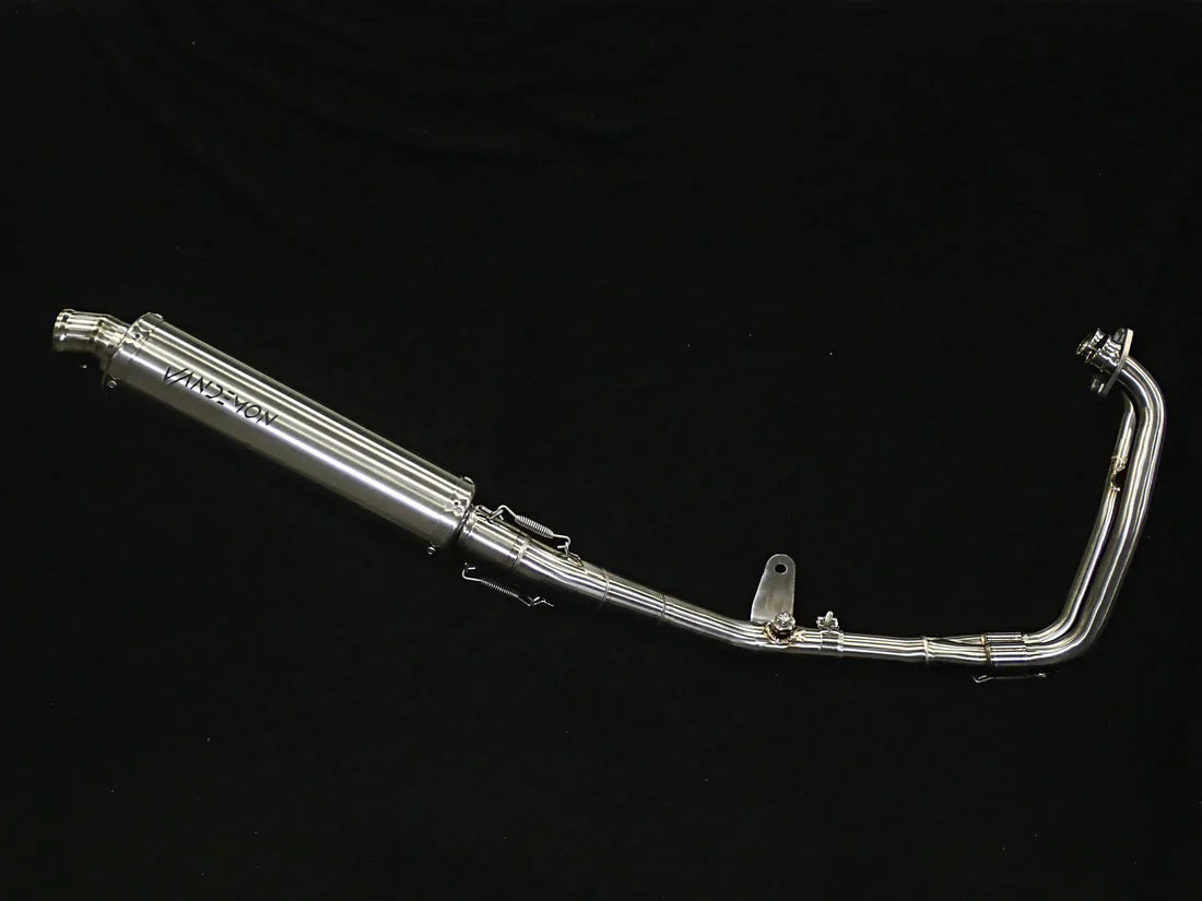 Vandemon  Yamaha YZF-R3 MT-03 YZF-R25 Vandemon Stainless Steel Headers, Titanium Muffler YAMAR300EXHSSBRA VA-83