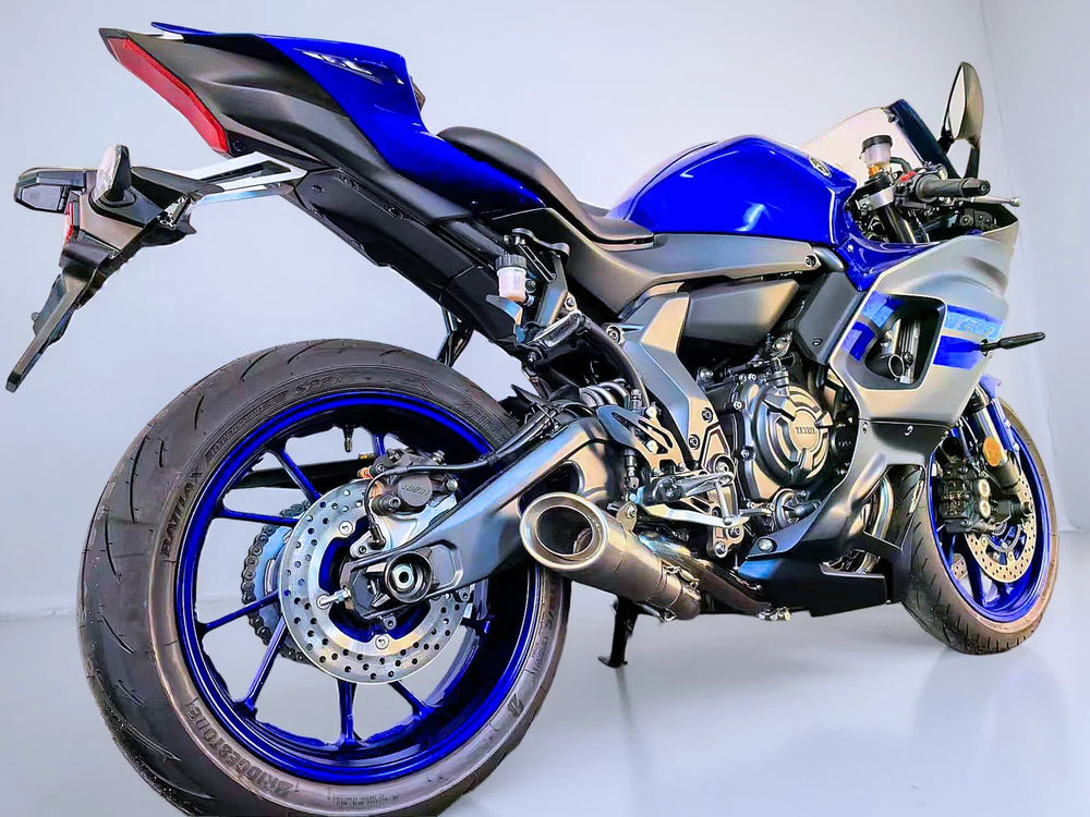 Vandemon Yamaha YZF R7 Vandemon Titanium Slash Cut Exhaust System YAMAR7MT07TIEXHA VA-168