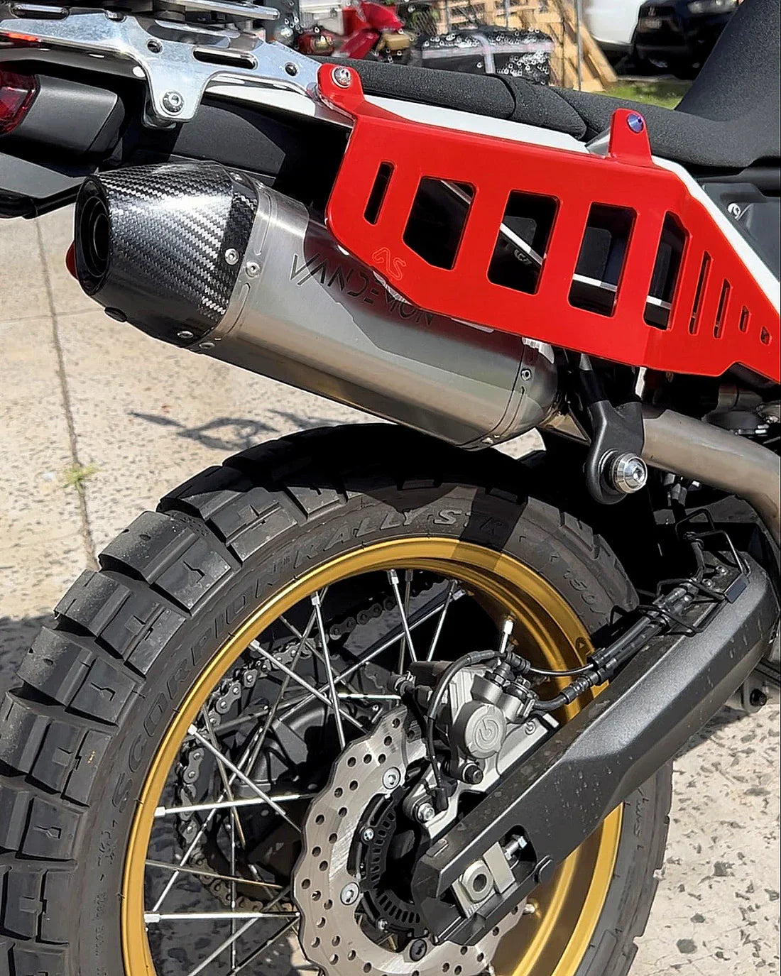 Vandemon  Yamaha T7 Tenere 700 Adventure Full Titanium Exhaust System 2019-2026 YAMATENR7TIEXHBRC VA-74
