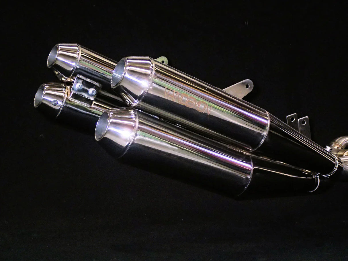 Vandemon  Retro Stainless Steel Exhaust System  Z900RS Cafe Racer 2018-24 KAWAZ900RS424SSEXHA VA-66