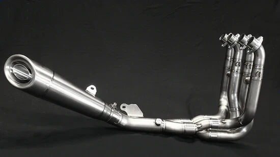 Vandemon Brushed Titanium Exhaust System  Ninja ZH2  2020-25 KAWAZH2TIEXHSYSBRUB VA-98