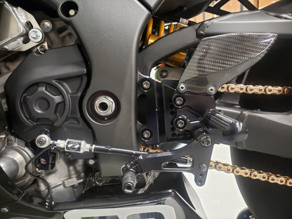 Graves Motorsports  Zx-10r / Zx-10rr  2016-2023 Adjustable Rearsets 16-23 W-Rsk-19zx1-Kaf