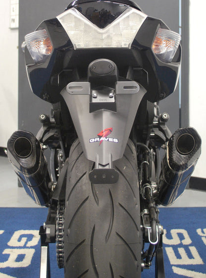 Graves motorsports  carbon fiber cat back slip-on exhaust ZX14R 12-24  EXK-13ZX14-CBSC