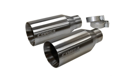 Corsa 2017 Ford F-150 Raptor 3in Inlet / 5in Outlet Satin Polished Tip Kit (For Corsa Exhaust Only) 14051