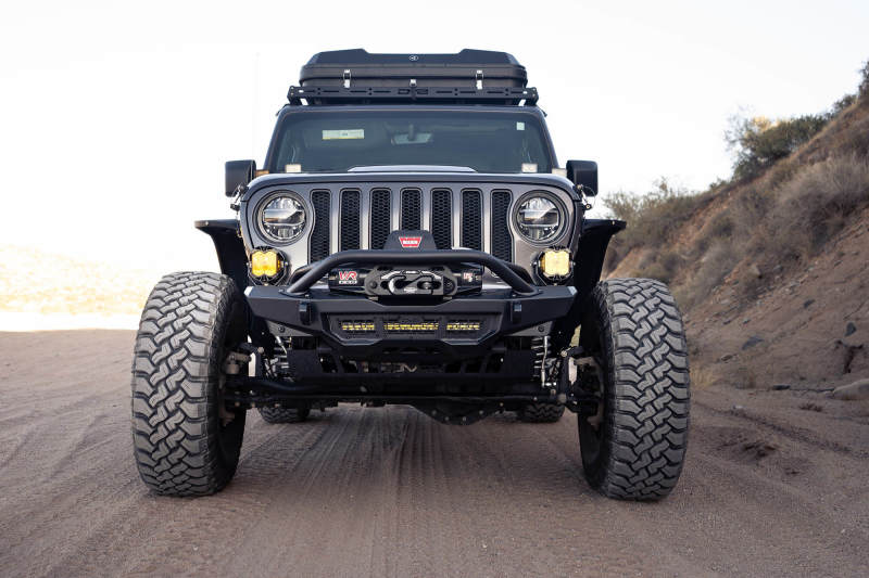 DV8 Offroad 18-23 Wrangler JL/Gladiator JT Spec Series Front Bumper FBJL-09