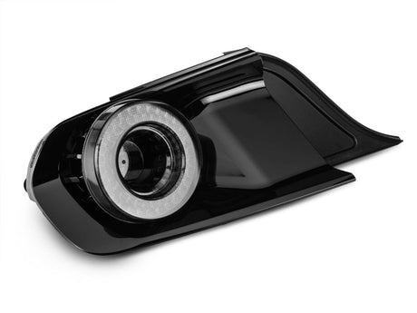 Raxiom 15-22 Ford Mustang Halo LED Tail Lights - Gloss Black Housing (Smoked Lens) 393827