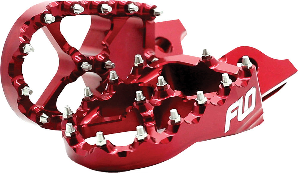 FLO MOTORSPORTS Pro Series Foot Pegs Red Suz FPEG-796R