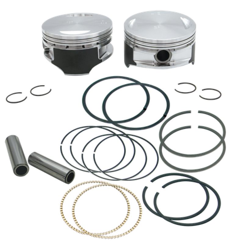 S&S Cycle 1999+ BT 106in Forged Stroker Pistons - Plus .010in 92-1211