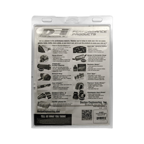 DEI Exhaust Wrap 2in x 50ft - Titanium - Black 10003