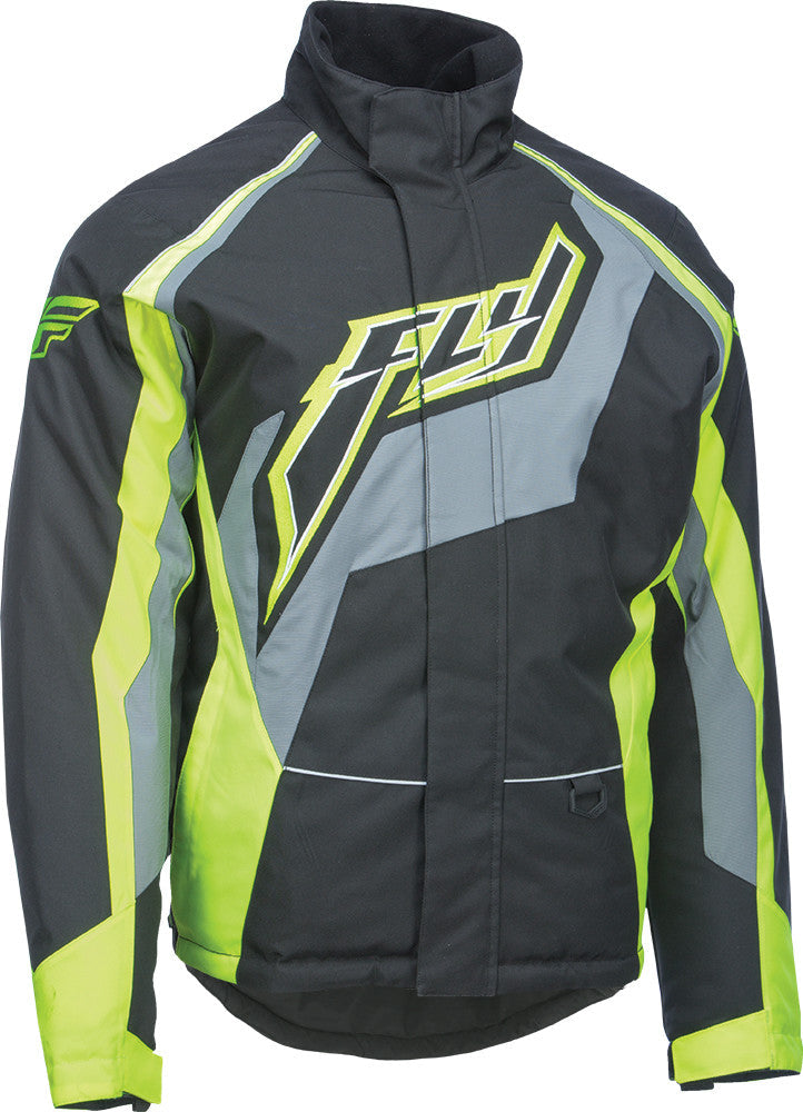 FLY RACING Outpost Jacket Black/Grey/Hi-Vis M #6152 470-4019M