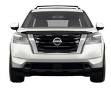 AVS 2023 Nissan Pathfinder Aeroskin Low Profile Hood Shield - Smoke 322201