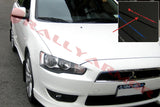 Rally Armor 2007+ Mitsubishi Lancer (doesn't fit Sportback) UR Black Mud Flap w/ Red Logo MF8-UR-BLK/RD