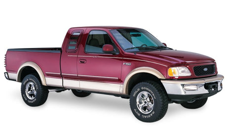 Bushwacker 97-03 Ford F-150 Styleside Extend-A-Fender Style Flares 2pc 96.0/78.0in Bed - Black 20034-11