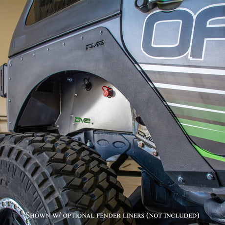 DV8 Offroad 2007-2018 Jeep Wrangler Fender Delete FENDB-08