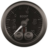 Autometer Stack Instruments 52mm -30INHG To +30PSI Pro Control Boost Pressure Gauge - Black ST3512