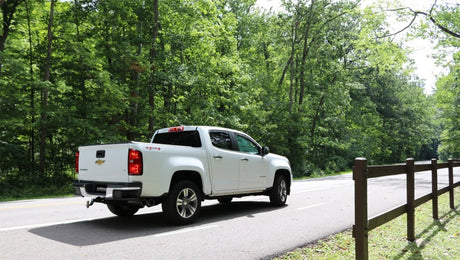 Corsa 2017 Chevrolet Colorado 3.7L Extended Cab Sport Cat-Back System Single Rear Exit Black Tips 14745BLK