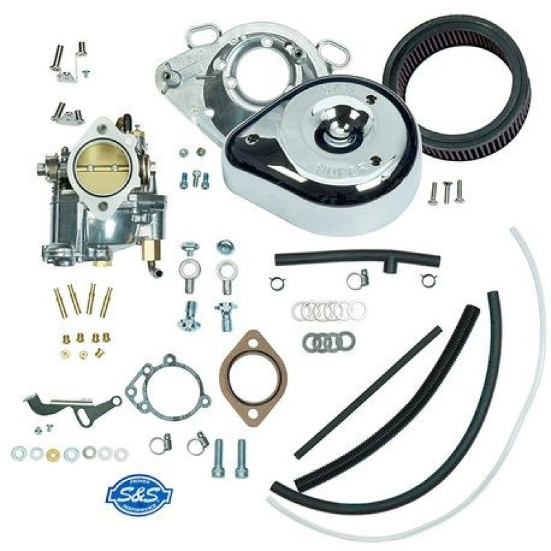 S&S Cycle 93-99 BT Super E Carburetor Kit w/o Manifold & Mounting Hardware 11-0442