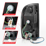 ANZO 1995-2000 Toyota Tacoma LED Taillights Black Housing Smoke Lens (Pair) 311354