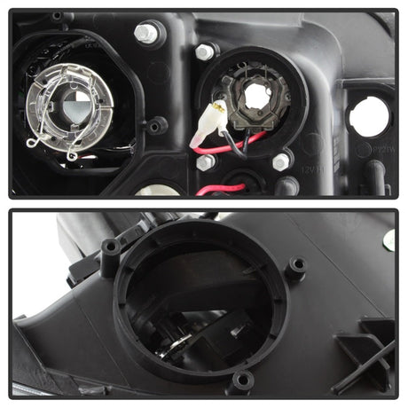 Spyder Subaru WRX 08-09 Projector Headlights - HID Model Only - Black PRO-YD-SWRX08-HID-LBDRL-BK 5083937