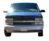 AVS 95-05 Chevy Astro High Profile Bugflector II Hood Shield - Smoke 24616