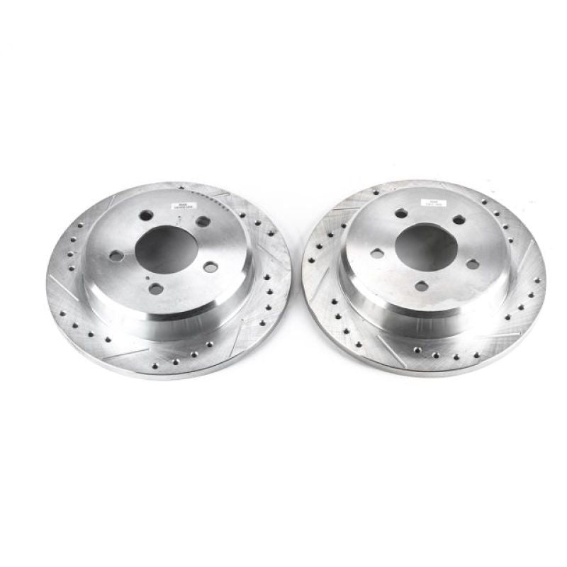 Power Stop 95-01 Ford Explorer Rear Evolution Drilled & Slotted Rotors - Pair AR8552XPR