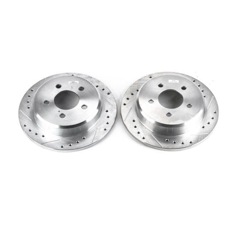 Power Stop 95-01 Ford Explorer Rear Evolution Drilled & Slotted Rotors - Pair AR8552XPR
