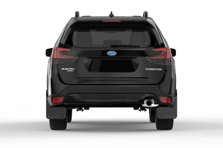 Rally Armor 19-21 Subaru Forester Black UR Mud Flap w/ Grey Logo MF52-UR-BLK/GRY