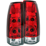 ANZO 1999-2000 Cadillac Escalade Taillights Red/Clear - New Gen 211140