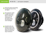 DV8 Offroad 07-18 Jeep Wrangler JK LED Projector Headlights HL7JK-01