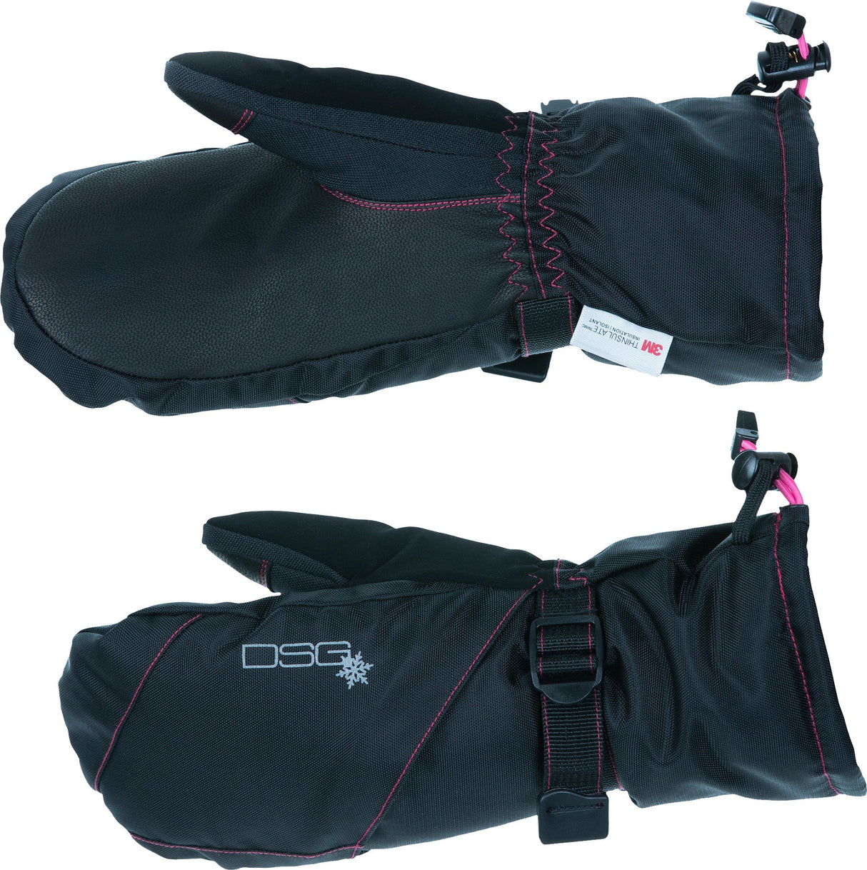 DSG Trail Mittens Black Md 98951