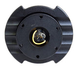 NRG Quick Release Kit Gen 2.5 - Black / Black Ring w/Finger Grooves SRK-250BK