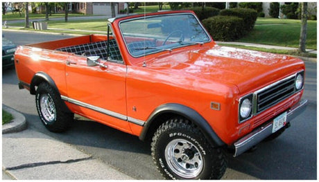 Bushwacker 72-80 International Scout II Extend-A-Fender Style Flares 2pc - Black 60002-01