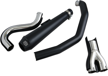 COBRA El Diablo 2:1 Exhaust System Black Harley-Davidson '88-'06 Softail 6485B