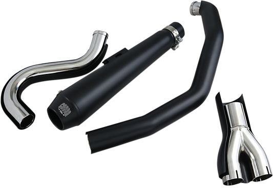 COBRA El Diablo 2:1 Exhaust System Black Harley-Davidson '88-'06 Softail 6485B