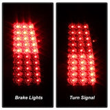 Xtune Chevy Silverado 1500/2500/3500 03-06 LED Tail Lights Red Clear ALT-ON-CS03-LED-RC 5008787