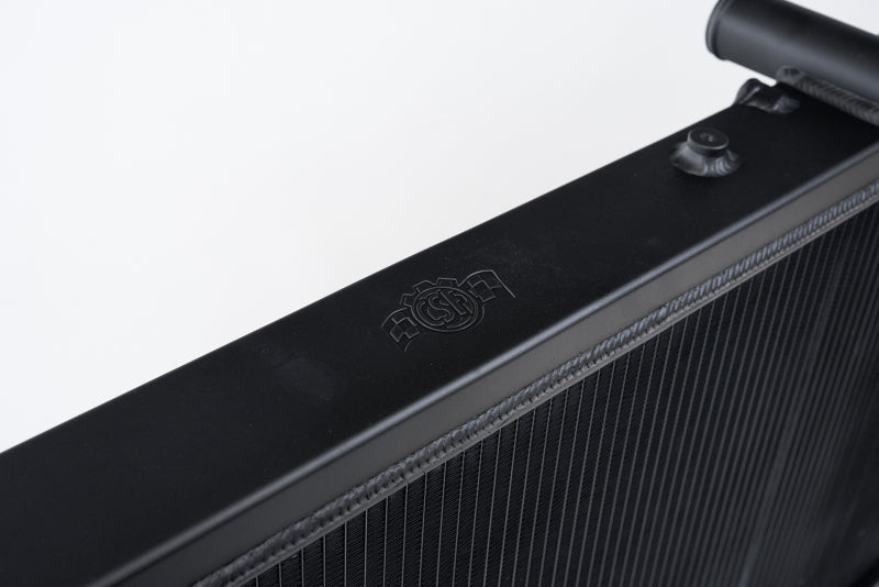 CSF 93-98 Toyota MK4 Supra Radiator - Black Finish 2882B