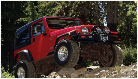 Bushwacker 97-06 Jeep TJ Max Pocket Style Flares 4pc - Black 10908-07