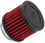 K&N 1.75 inch Vent 3 inch D 2.5 inch H Air Filter - Rubber Top 62-1470