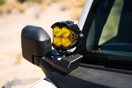 DV8 21-22 Ford Bronco A-Pillar Pod Light Mounts LBBR-02