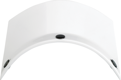 BILTWELL Moto 3-Snap Visor - White 2002-562