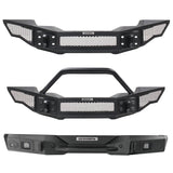 Go Rhino 07-20 Jeep Wrangler JL/JLU/JK/JKU/Gladiator JT Rockline Full Width Bumper w/ Overrider 331201T