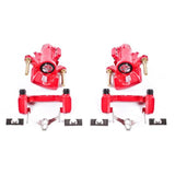 Power Stop 94-01 Acura Integra Rear Red Calipers w/Brackets - Pair S1556