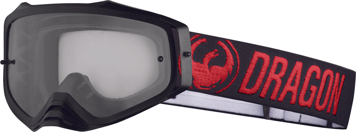 DRAGON Mxv Plus Goggle Red W/Clear Lens 358766024402